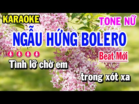 Karaoke Ngẫu Hứng Bolero | Nhạc Sống Tone Nữ | Huỳnh Anh