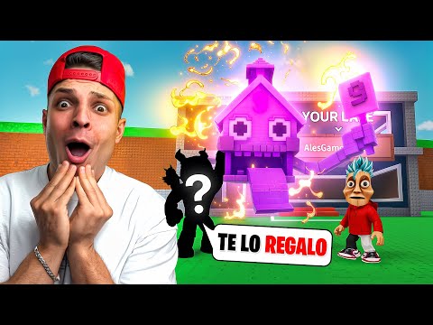 ESTE YOUTUBER ME REGALÓ SU BRAINROT MÁS CHETADO! Steal a Brainrot