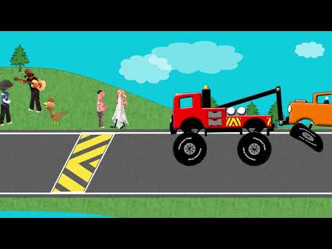 🚜 Timmy Uppet Helps a Lady Cross the Road  #GanJingWorld #KindnessIsCool