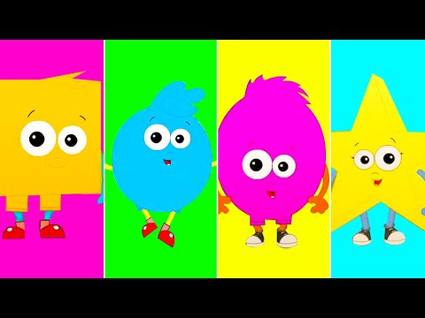 Five Little Shapes + More Nursery Rhymes for Kids