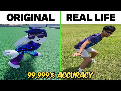 I Wanna Run Away Roblox Original vs Real Life (99,9999% Accuracy)