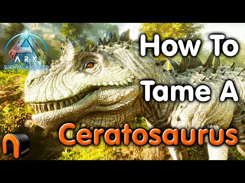 Ark How To Tame A CERATOSAURUS & Abilities!