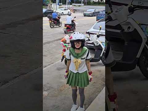 Cute Rider is so attractive 🤭 #viral #funny #motovlog #trending #top #motorcycle #bikelover #shorts
