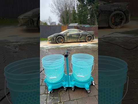 ‼️ Dirty Supercar Cleaned ‼️ McLaren 600LT Carwash #asmr #satisfying
