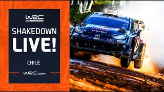 🔴 Shakedown LIVE | WRC Rally Chile Bio Bío 2025