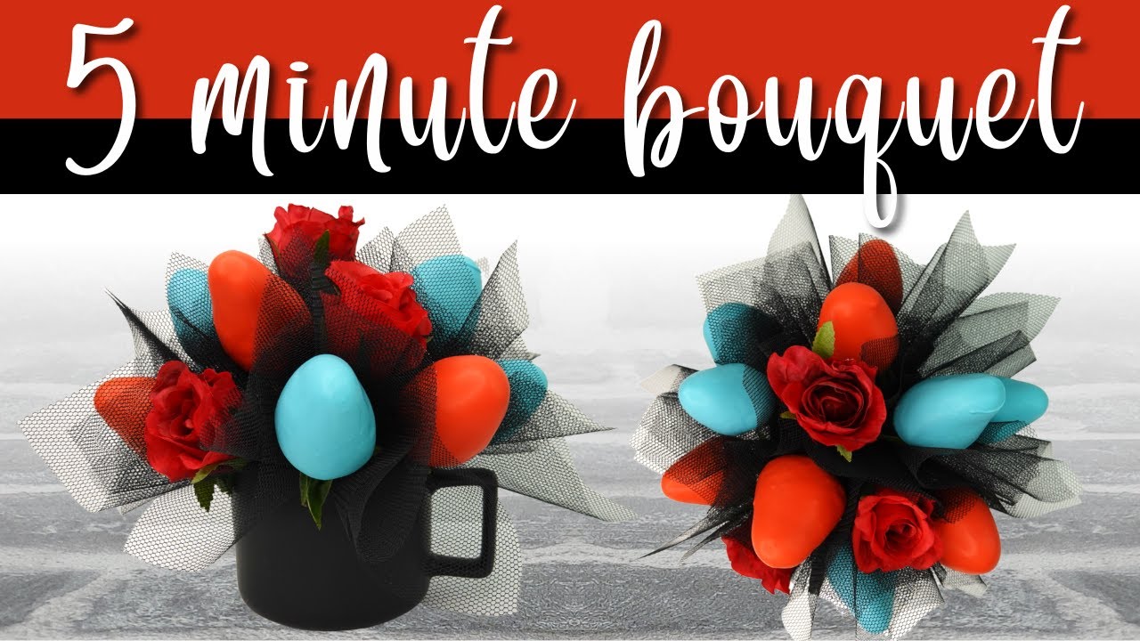 5 Minute Bouquet | Chocolate Strawberry Arrangement | DIY gift Idea?