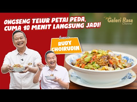 ONGSENG TELUR PETAI PEDA, CUMA 10 MENIT LANGSUNG JADI! ~ RUDY CHOIRUDIN