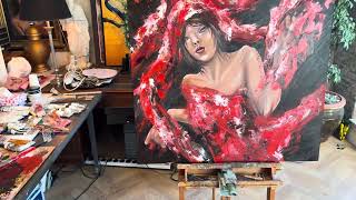 Een kijkje in het atelier #haagsekunstenaars #ronnysimon #art #artcollector