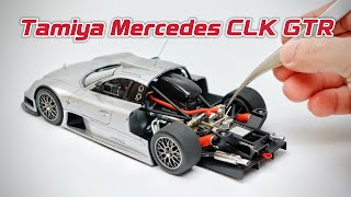 Building A Mercedes CLK GTR Plastic Model Kit Tamiya 1/24