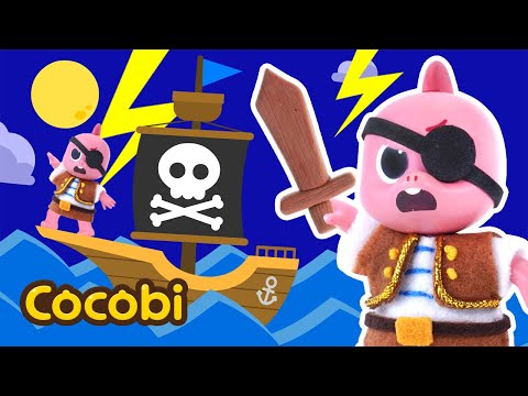 ¡Soy un pirata genial! ¡Vamos a buscar tesoros juntos!😆🏴‍☠️ | Canciones Infantiles | Cocobi