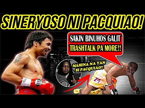 PACQUIAO PAANO NAGHIGANTI SA MGA PANGHIHIYA NG MGA TRASHTALKER NG BOKSING!