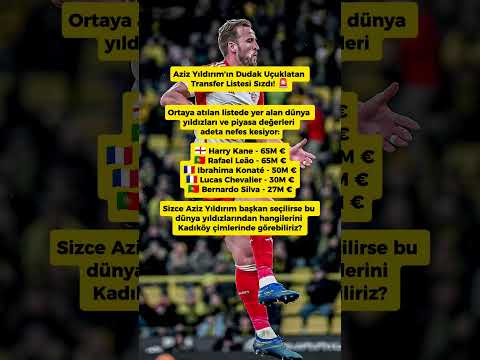 Aziz Yıldırım’ın Dudak Uçuklatan Transfer Listesi Sızdı! Kane leao
