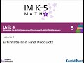 Estimating Products and Multiplication Strategies