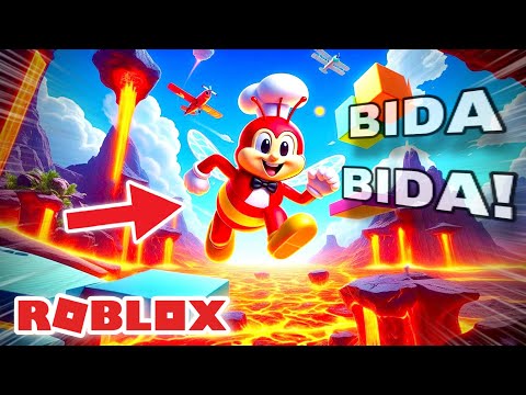 🔥THE FLOOR IS LAVA ROBLOX SHOWDOWN JOLLIBEE VS NEWBIE!