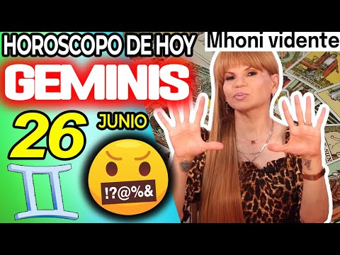 DETENTE YA❗️ALGUIEN PREPARA UNA MALDAD🤬 GÉMINIS ♊ Mhoni Vidente 🔮 Horóscopo De Hoy 26 De Junio 2025