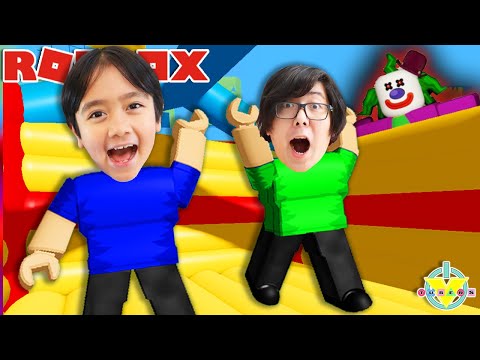 Ryan Escapes Patchy's Playhouse in Roblox!! Let's Play Ryan Vs Daddy!!