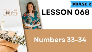 Lesson 68 Numbers 33-34 | Heartbeat of God | 2025 Bible Study & Commentary
