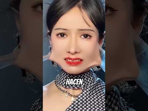 Maquillaje divertido y loco de chicas japonesas o chinas #hechos #shorts #shortvideo #new