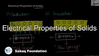 Electrical Properties of Solids
