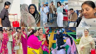 SASU MAA REACTION DURING TAKEOFF | BABLI TON JEALOUSY | TEEJ MELA WITH SOHRA FAMILY | INDER & KIRAT