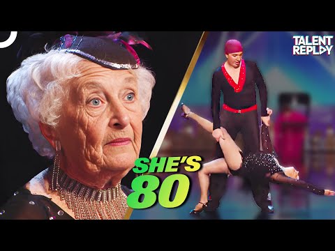 79-Year-Old Dancer SHOCKS Everyone with Salsa Moves! | Britain's Got Talent