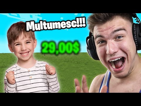 I-am Cumpărat Cont PREMIUM De Minecraft unui COPIL de 10 ANI!