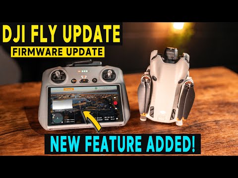 DJI Mini 4 Pro FIRMWARE UPDATE! NEW FEATURE ADDED!