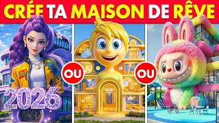 Tu préfères...? CRÉE ta MAISON de RÊVE 🏡💖🚀 Zootopie 2, Vice-Versa 2, Kpop Demon Hunters, Labubu