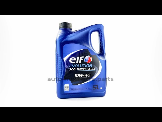 Моторна олива ELF Evolution 700 Turbo Diesel 10W-40, 5 літрів, відео - інтерент-магазин Auto-Mechanic