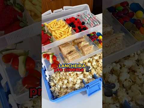 LANCHEIRA 3 ANDARES pra comer no filme