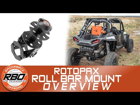 RotopaX™ or FuelPax™ Roll Bar Mount Overview by Razorback Offroad™
