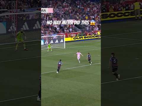 La primera maravilla de Messi en la MLS 😮‍💨🔙