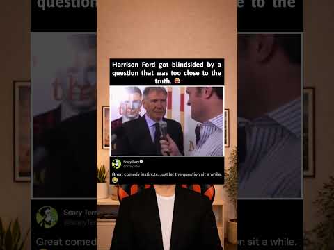 Harrison Ford got blindsided by this question from an interviewer