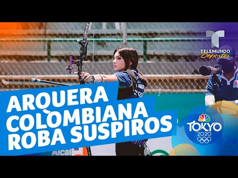 Valentina Acosta, la arquera colombiana que roba suspiros en Tokyo 2020 | Telemundo Deportes