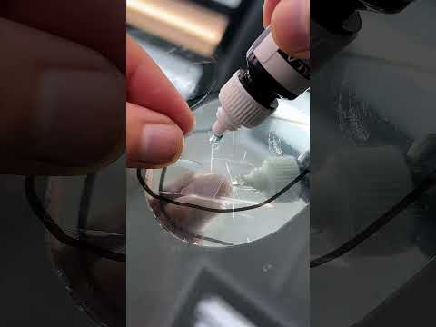 How to fix small cracks in car glass #SharkskinCarGlassRepair #GlassCrackRepair #GlassRepair