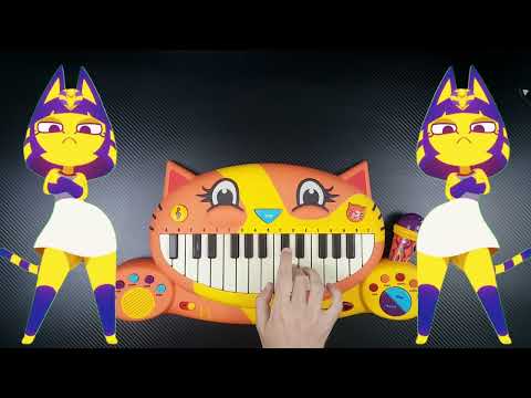 Ankha Dance meme song on CAT PIANO