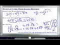 Simplifying and Multiplying Radicals