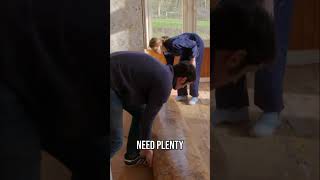 Original Wood Floors Found Under Old Lino | Escape To The Chateau DIY