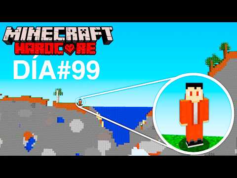 Sobreviví 100 Días en Una Línea Recta en Minecraft Hardcore!