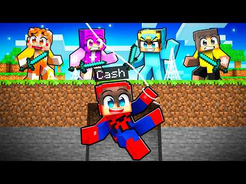 Hunters vs SPIDERMAN in Minecraft