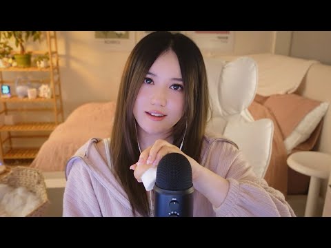 [ASMR] Deep Breathy Whispers, Blowing, Brushing ❤️