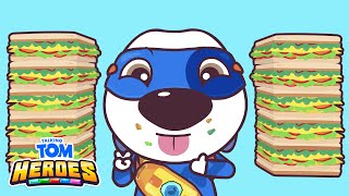 Ultra Eating Championship 🍔 | Talking Tom Heroes | Cartoons for Kids