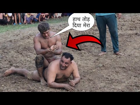 जावेद गनी का हाथ तोड़ दिया आज तो जल्लाद सिंह ने new kusti video 2024