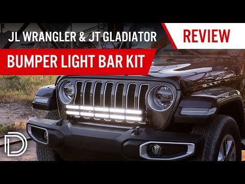 Wrangler JL Diode Bumper-Mount LED Light Bar Kit | XD DD6077