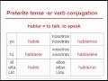 Preterite Tense of -ar Verbs in Spanish