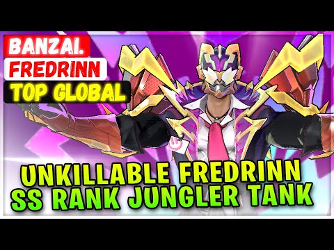 Unkillable Fredrinn SS Rank Jungler Tank [ Top Global Fredrinn ] Banzai. - Mobile Legends Build