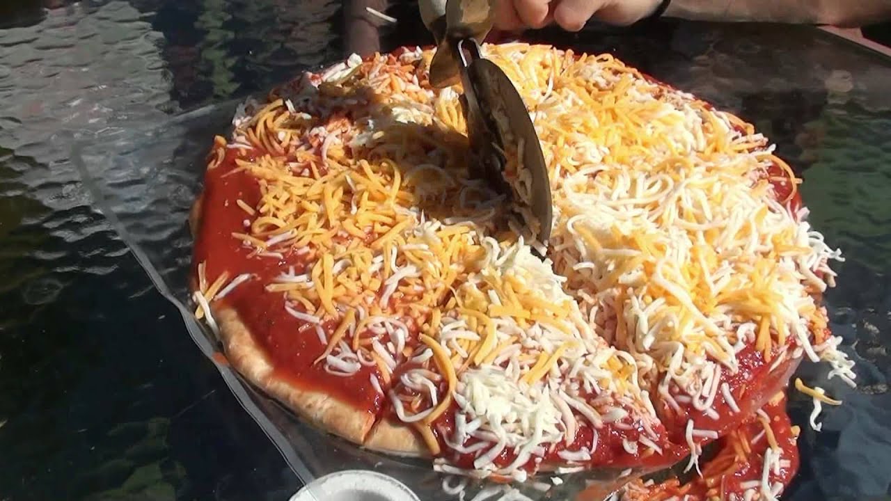 Supersized 3000+ Calorie Lunchable Pizza