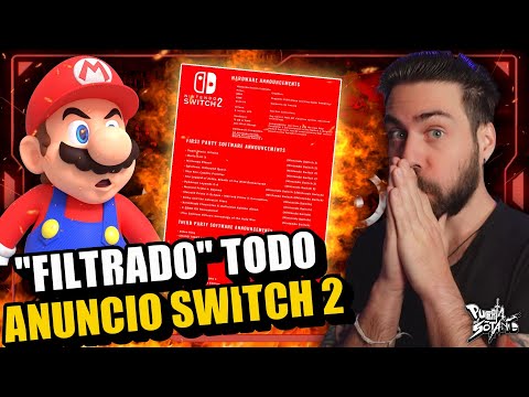 🔥"FILTRADO" TODO sobre la Presentación de NINTENDO SWITCH 2! Potencia, Juegos y más! 100% REAL 4K!