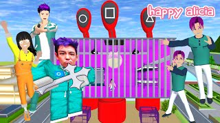 Yuta Mio Jadi Thanos Masuk Penjara Thanos Squid Game Roblox 😱| Sakura School | Happy Alicia