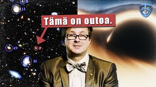 Olemmeko tälläkin hetkellä jättiläismäisen mustan aukon sisuksissa?